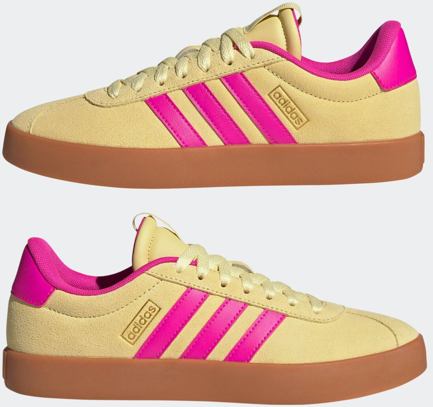 

Кроссовки Adidas VL Court 3.0 Women пудровый желтый/шоковый розовый/золотой 40