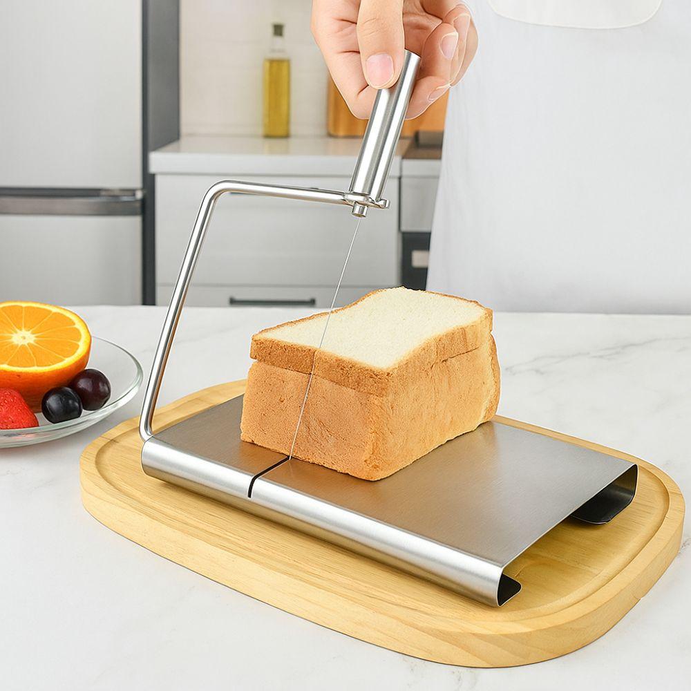 Rust-resistant Stainless Steel Cheese Slicer Non-stick Food Slicer Delicatessen
