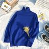 2024 High Collar Men's Loose Sweater: Trendy Korean Style, Cozy and Stylish Winter Wear