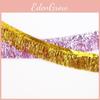 Vibrant Rain Silk Streamer Decorative Party Banner For Wedding And Events In Gold Pink Rose Gold Silver Blue And Green 25cm X 2.75m