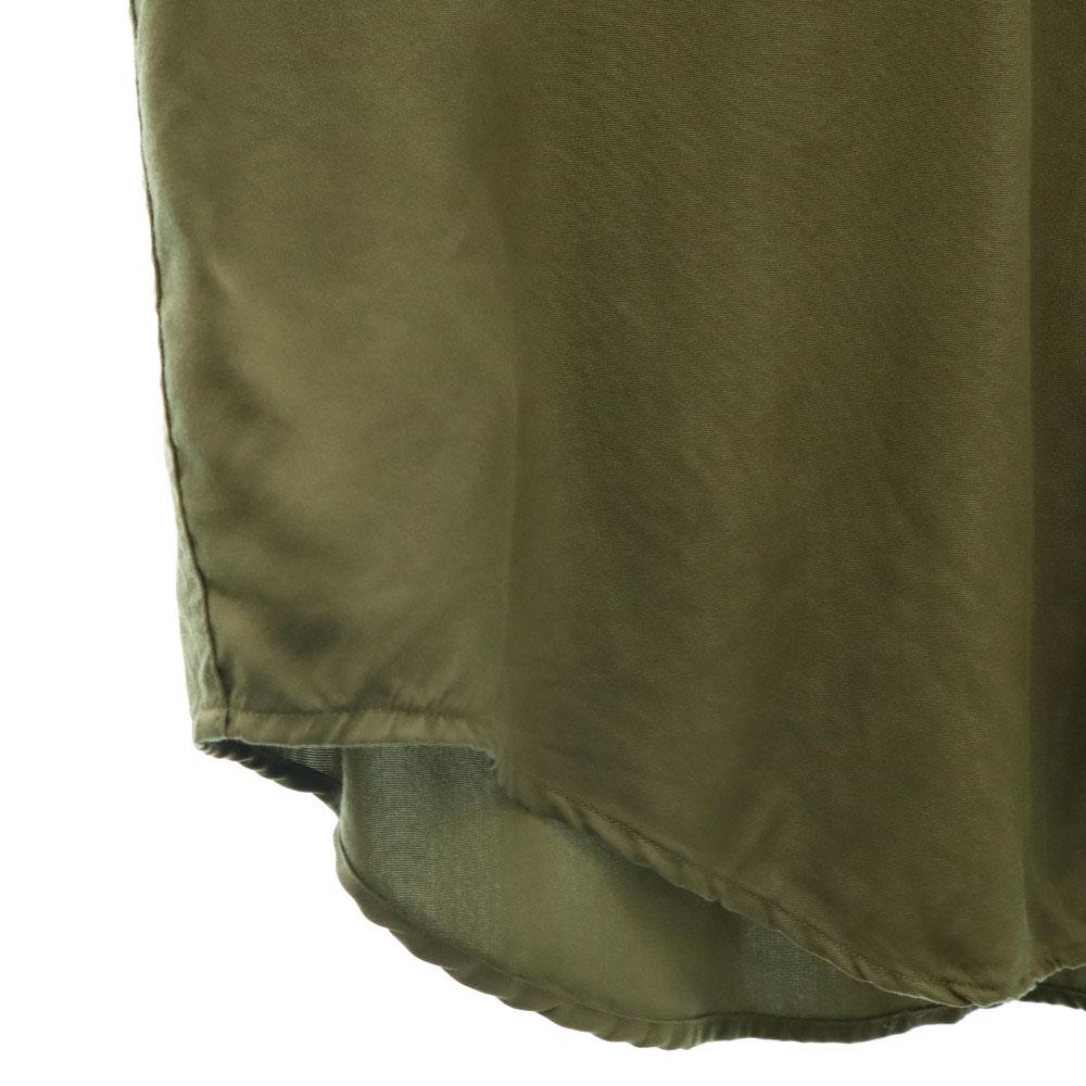 MADISON BLUE Long sleeve shirt M green Button flap pocket Women Used