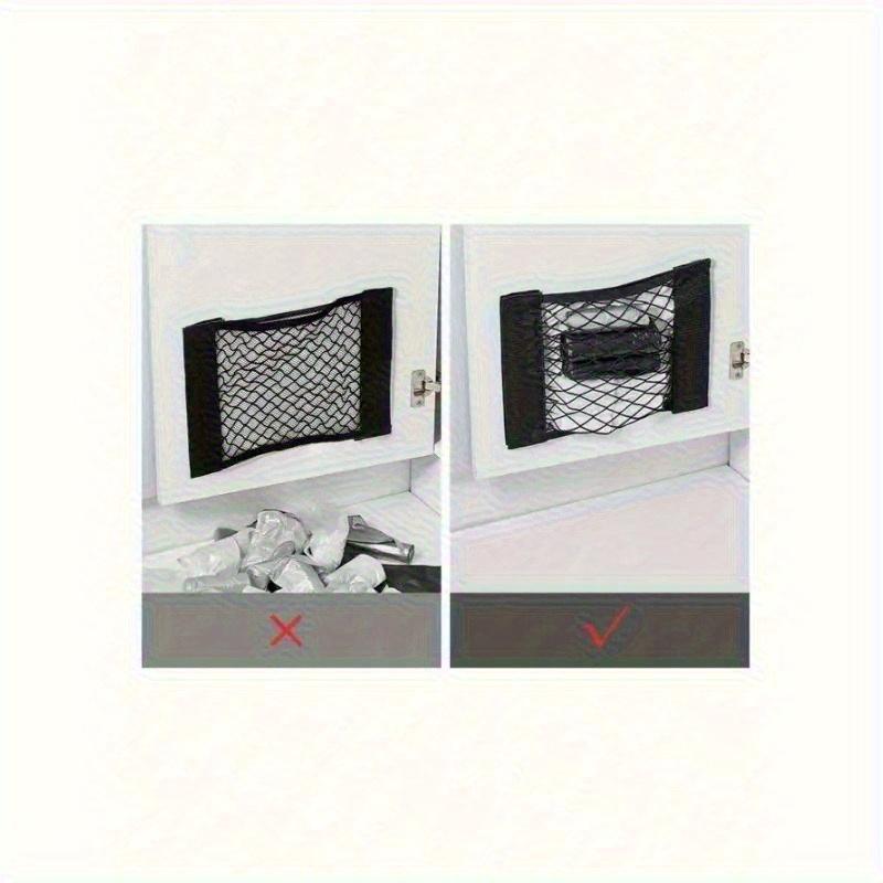Multi Functional Self-adhesive Elastic Storage Net,Suitable for Kitchens,Living Rooms,Dormitories,and RVs Without Drilling Holes
