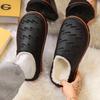 Winter Men's Warm Slippers Cotton Slippers Wrap Heels Outdoor Indoor Warm Shoes Men Home Bedroom Plush Warm Slippers 38-45