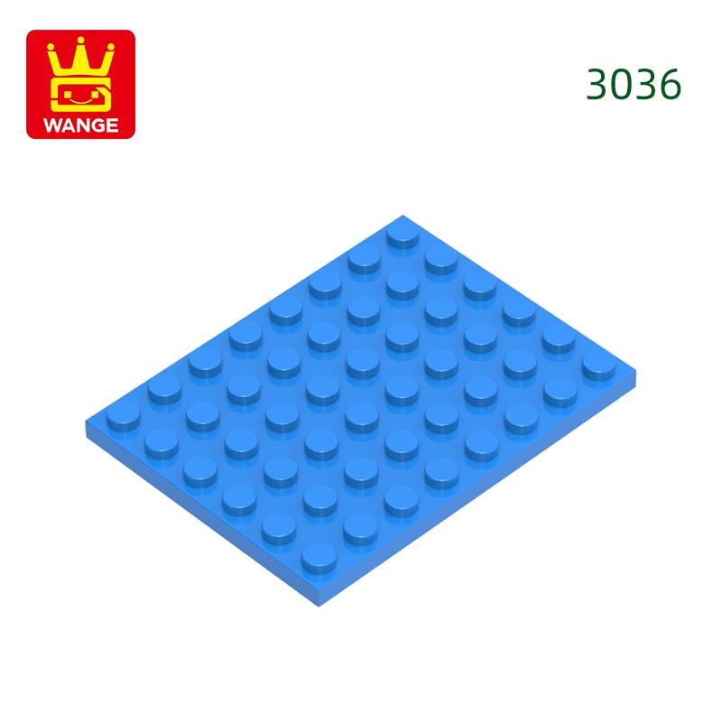 15Pcs/Lot 3036 6x8 Dots Plate Construction Bricks Basic Components Board Blocks Works With all Brand Playthings Ideal For Children Gift Idea Box