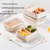 ZISIZ Wheat Straw Microwaveable Lunch Box