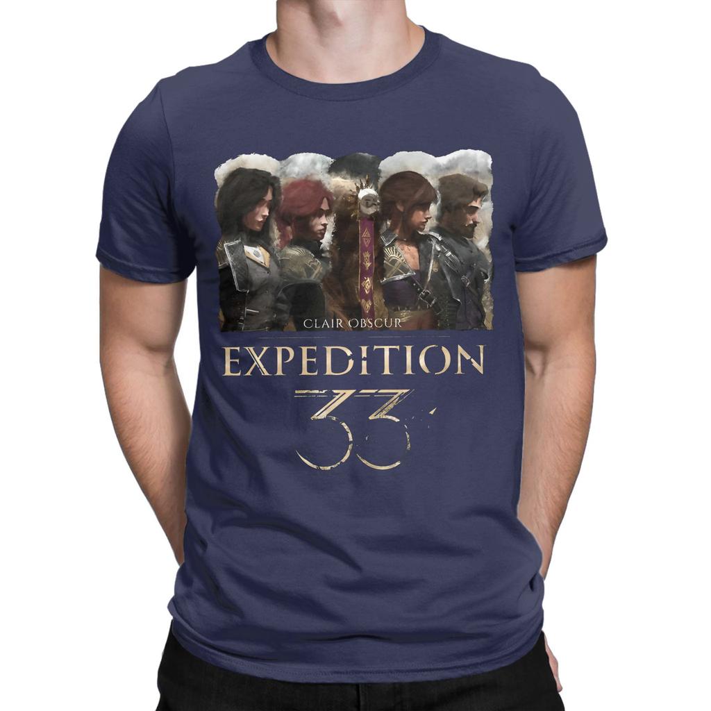 Men Women Printed Clair Obscur Expedition 33 Game Printed T Shirt Tee Cotton Tshirts Clothing Comfortable Breathable Cotton