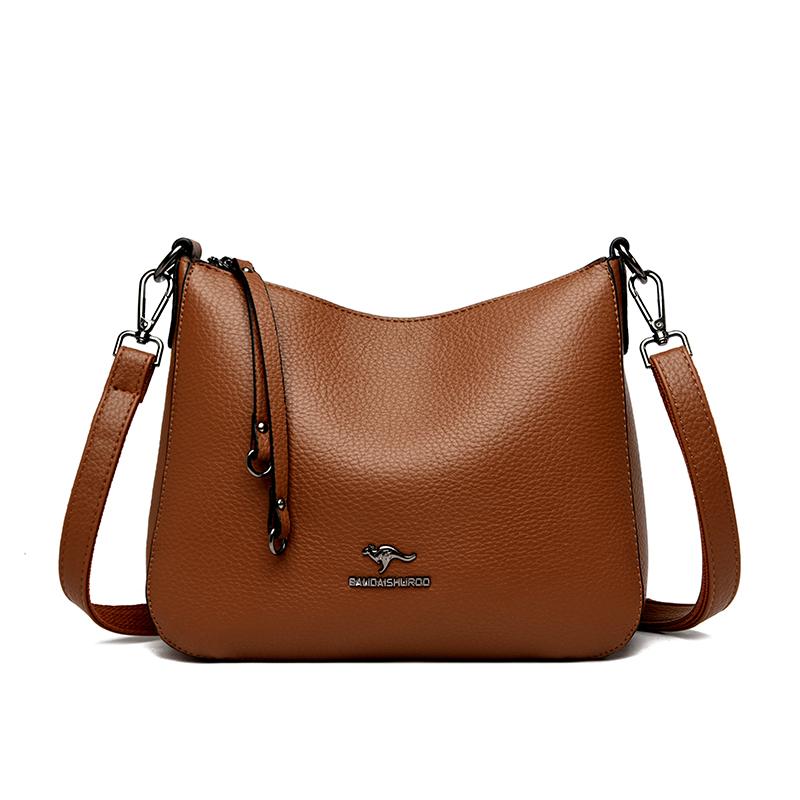 

Роскошные кожаные сумки большой вместимости Женские сумки Дизайнерская сумка-тоут На плечо Кроссбоди Сак Женские сумки для покупок Сумки-мессенджеры 27.5 x 8 x 22 cm жёлтый