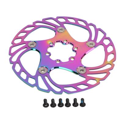 Fahrrad Schwimmende Scheibenbremsscheibe mit 6 Schrauben für Rennrad Mountainbike Zubehör