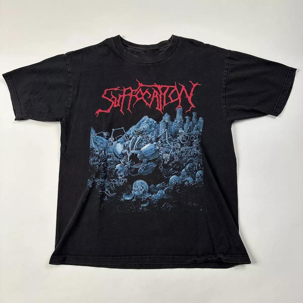 Suffocation Band Black Cotton Size S To 4XL T-Shirt Gift Women, Men PP636 Unisex T-Shirt XXXL