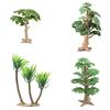 Simulation Trees Miniature Model Trees Green Scenery Landscape Model Trees for Dioramas, DIY Crafts, Dollhouse Decor