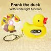 Fun Novelty Keychain Prank Gadget for Joke Lovers Electric Duck Keychain Novelty Gag Gift for Joke Lovers Hilarious for Friends