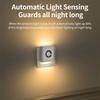 Human Body Induction LED Night Light EU Plug in Wall Lamp Warm White AC220-240V For Bedroom Corridor Bathroom Stairs Lighting