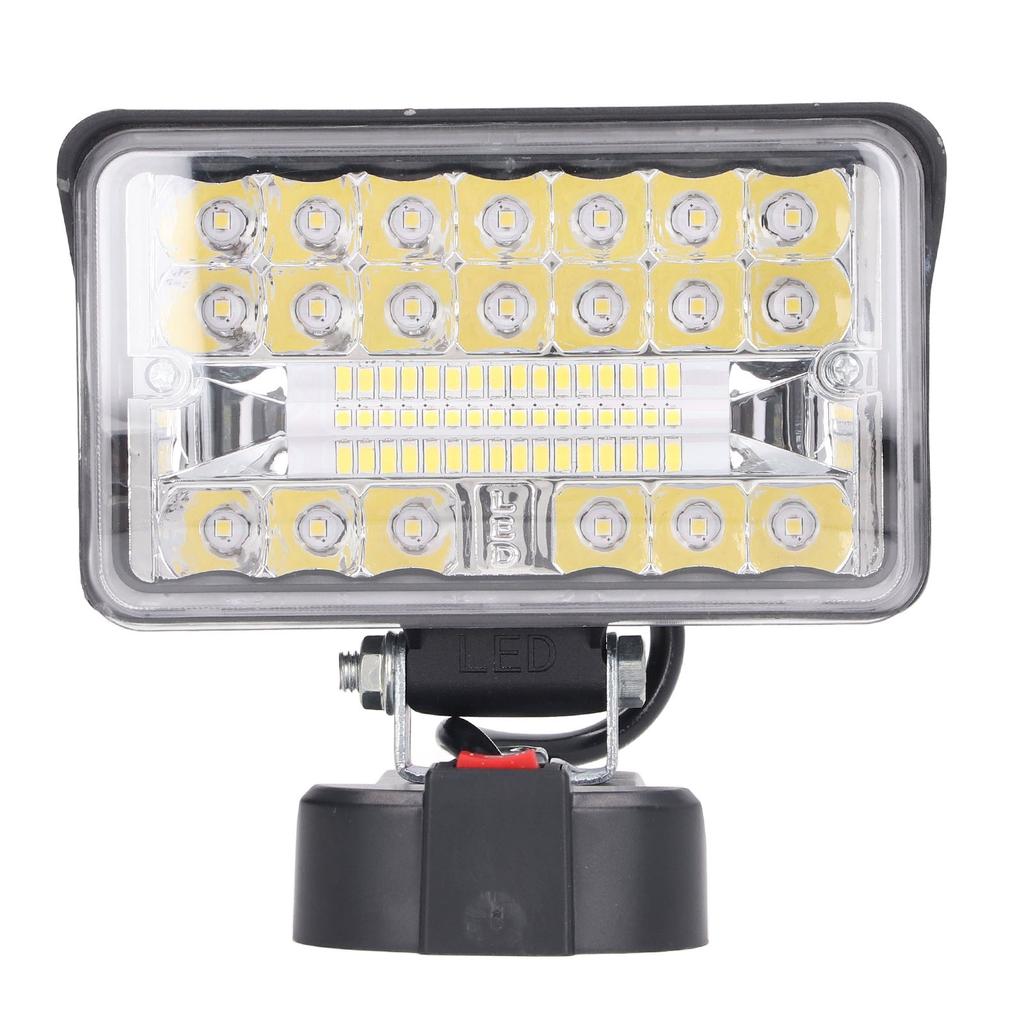 LED Work Light 4in 108W 5600LM High Brightness Flame Retardant ABS Housing Emergency Flood Light for