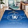 Chelsea F.C Muster Teppich, Innen-/Außenmatte, für Picknick, Spielzimmer, Schlafzimmer, Büro, Wohnzimmer, Heimdeko Teppich, Geburtstagsgeschenk