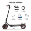iScooter W7 Urban Electric Scooter for Adults 650W Motor, 36V10.5Ah Battery, 8.5" Road Tires, Rear Disc Brake, Full Suspension, APP Control