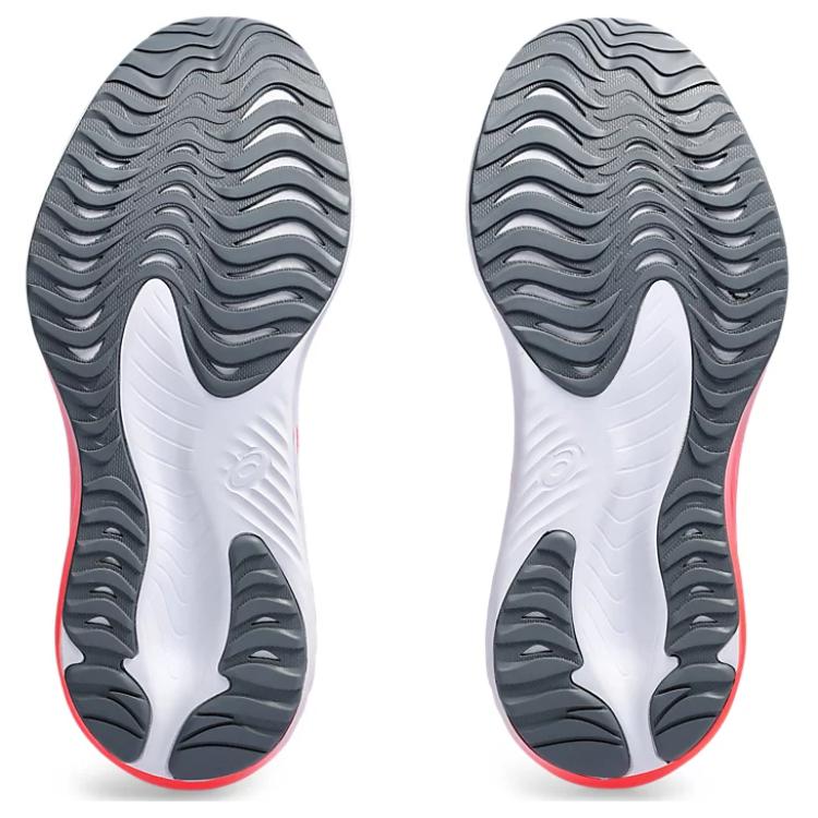 Asics Gel-Excite 10 Comfortable Soft Cushioning Breathable Low-Top Running Shoes Women sneaker White Red 1012B418-101