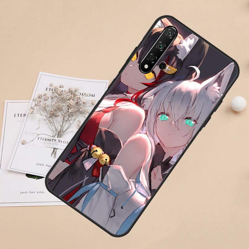 Shirakami Fubuki Hololive For Huawei Nova 10 9 SE 3i 7i 8i 11i 12i Y60 Y61 Y70 Y72 Y73 Y90 Y91 P20 P40 P30 Lite Case