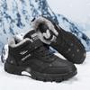 Stiefel Herren Outdoor Herrenschuhe Herren Winterstiefel Wandern Stiefeletten Plüsch warm Herren Arbeit Baumwollschuhe Schuhe große Größe 48