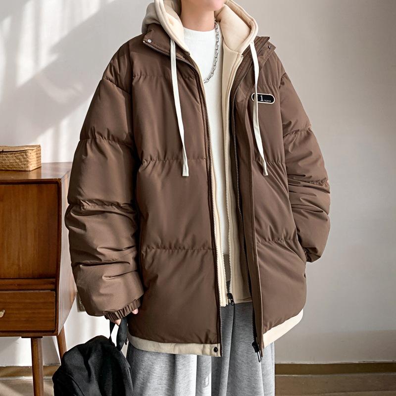 Herren- und Damen-Gleicher Wintertrend Locker Verdickt Baumwollgepolsterte Kleidung Brot-Kleidung Paar Baumwollgepolsterte Jacken