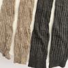 Womens Winter Warm Ribbed Knit Leg Warmers Japanese Style Harajuku Vintage Colorblock Long Boot Socks Thermal Leg Cover