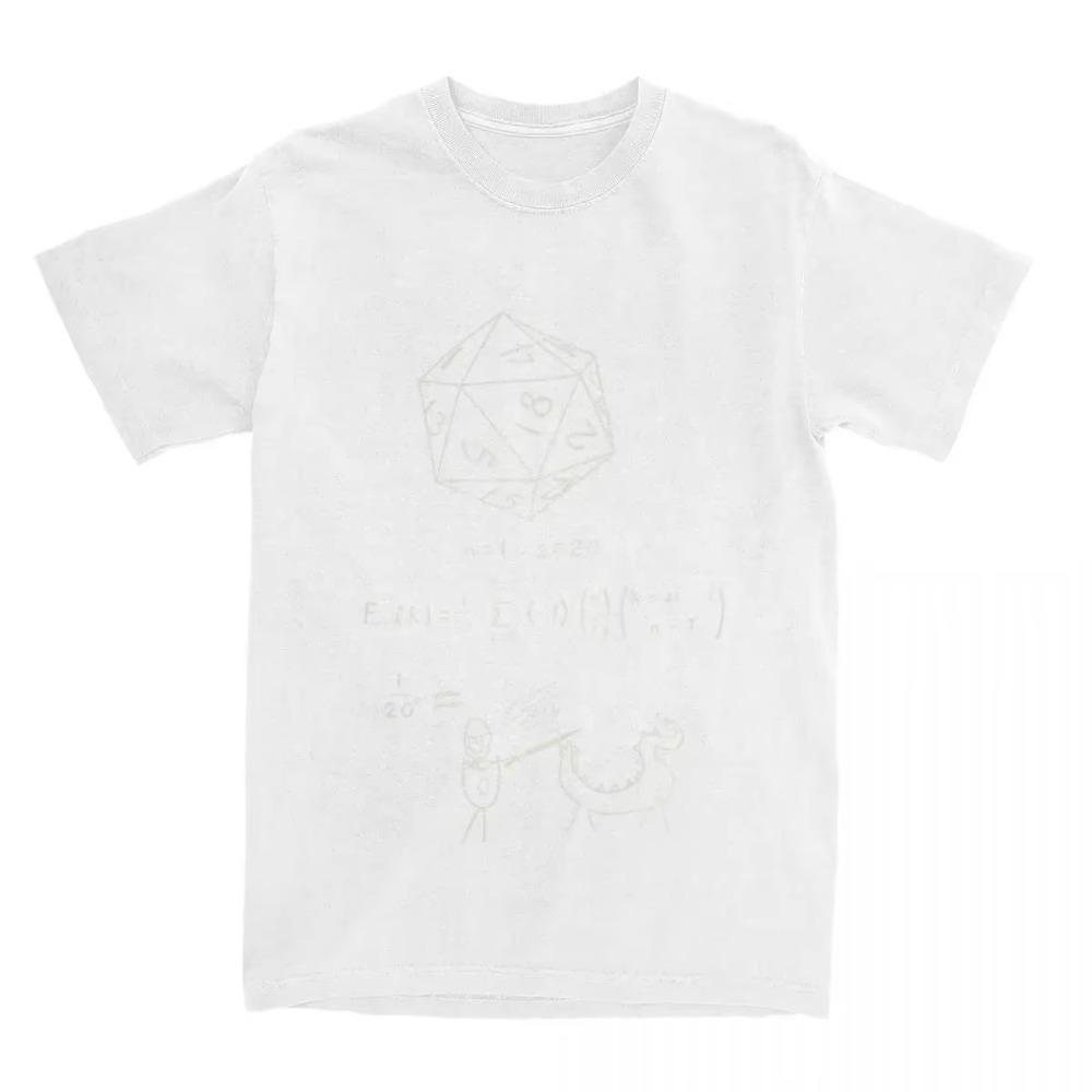 

Повседневная игра Dnd Наука 20-гранного кубика D20 Футболка Мужская Женская Футболка Подземелье Дракон Идея для подарка Одежда XXXXXL