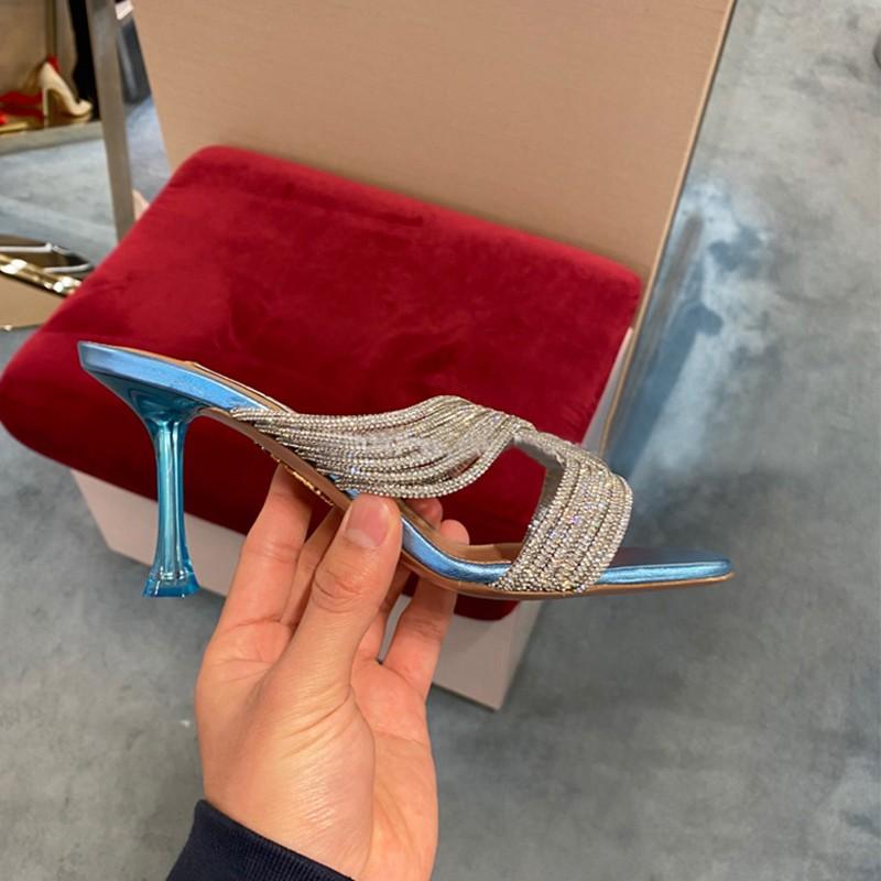 

Туфли женские на высоком каблуке летние лакированные узкие полоски из хрусталя с перекрещивающимися тонкими каблуками блестящие туфли на выпускной вечер свадебные туфли-лодочки 39