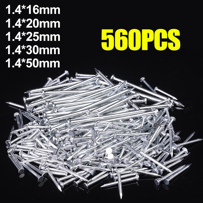 Carbon Steel Concrete Nails High Strength Flat Head Wall Nail for Hanging Pictures Fastener Hardware Cement Wood Nails Pushpin