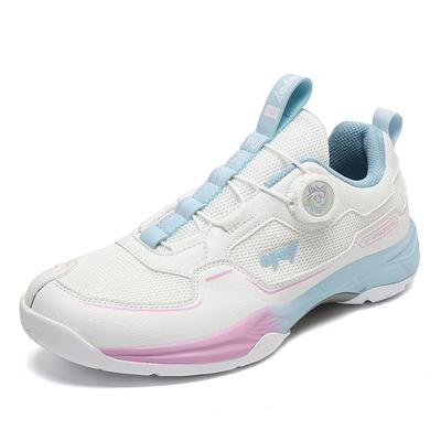 2026 New Men Women Tennis Shoes Breath Classic Design Thick Bottom Sneakers Quick Tie Badminton Training Shoes Large Size 36-45