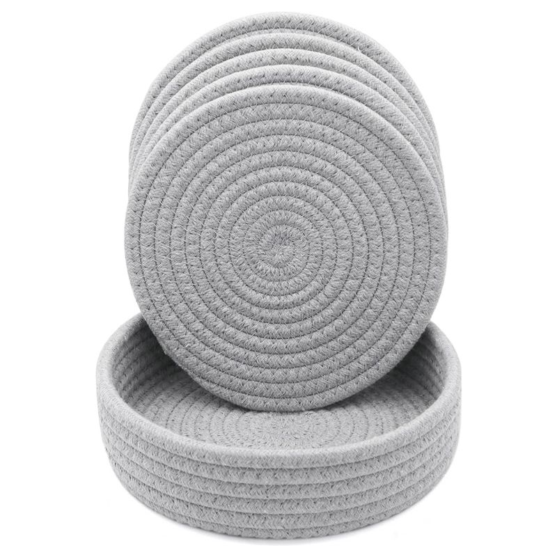 

Good-7 Inch Trivets For Hot Dishes Thick Heat Resistant Large Coaster, Multifunctional Hot Pads Hot Pots And Pans, Fit For Table серый