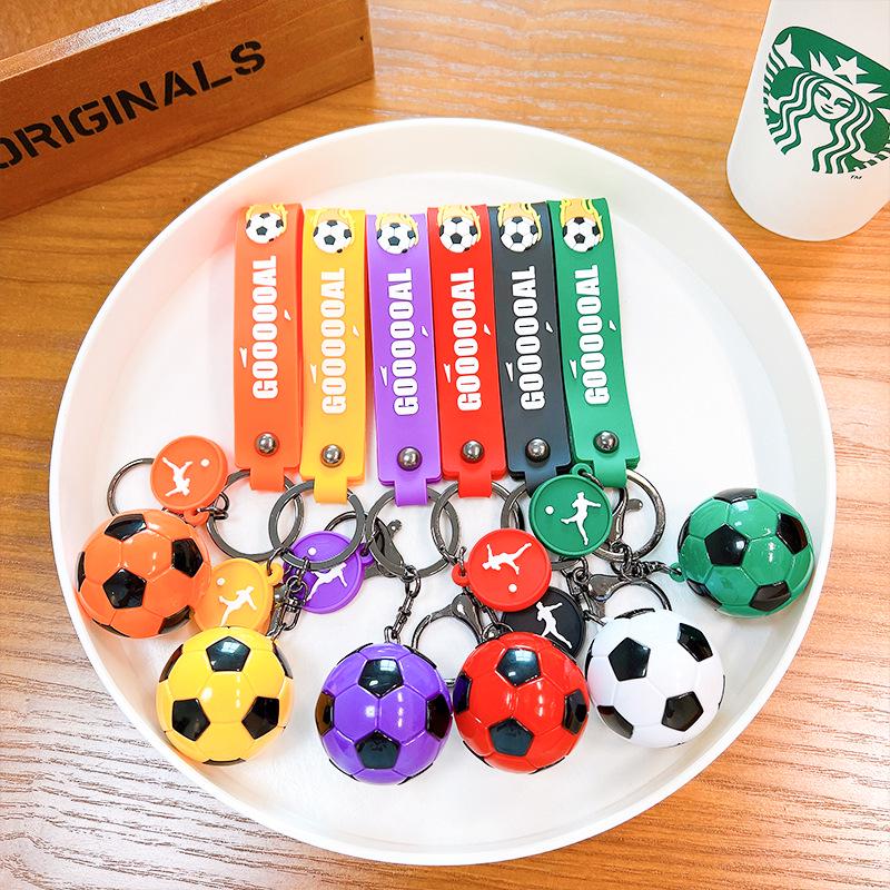 Cross-border Creative Football Keychain Pendant: Cute Couple Bag Gift