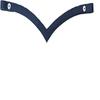 Stylish V-Shaped Horse Bridle Snap browband Made from Durable Leather .