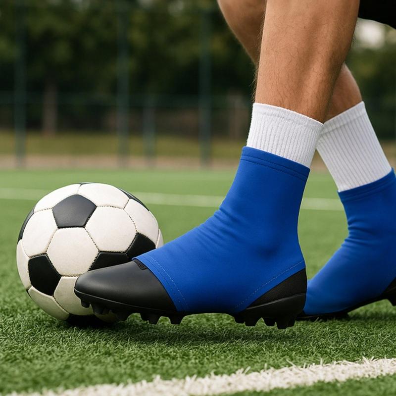 Unisex Ochraniacze na buty sportowe do piłki nożnej hokeja Pokrowce na korki Antypoślizgowe Lekkie Wygodne