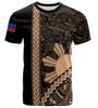 Nové 3D tričko s potiskem vlajky Filipín Erb Filipín Duchovní totem Grafická trička pro muže Vintage top