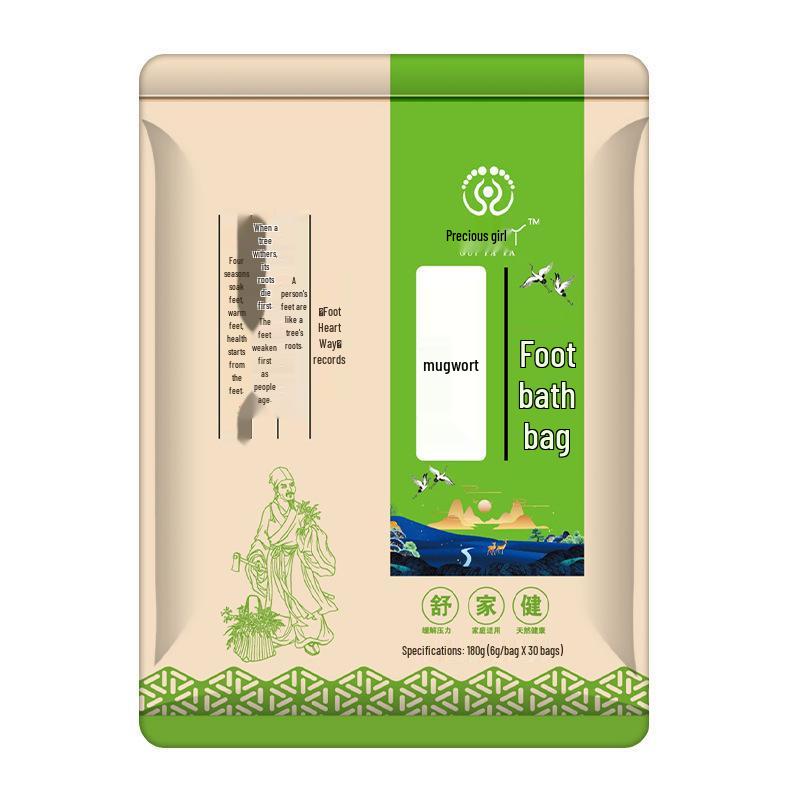 Herbal Mugwort Foot Soak Powder for Beauty & Wellness Spa or Home Use Standard