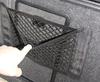 Car Trunk Mesh Rear Seat Storage Bag  Auto Organizer Double-deck Elastic String Net Magic Sticker Pocket Bag Car Trunk Organizer