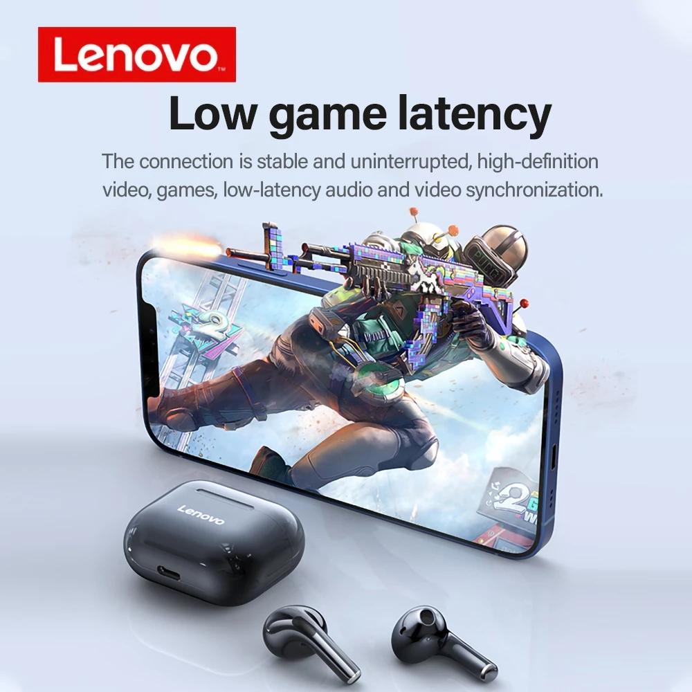 Original Lenovo LP40 wireless headphones TWS Bluetooth Earphones Touch Control Sport Headset Stereo Earbuds For Phone Android 7