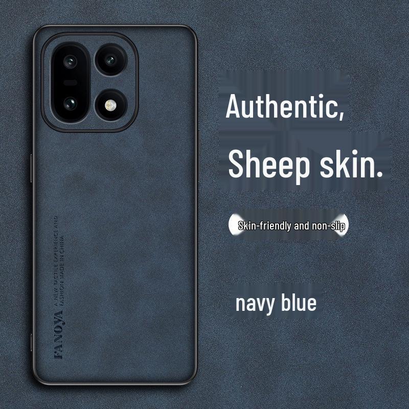 OnePlus 15/ACE 6 Protective Leather Case: Full-Coverage, Anti-Fall Silicone with Lens Protection