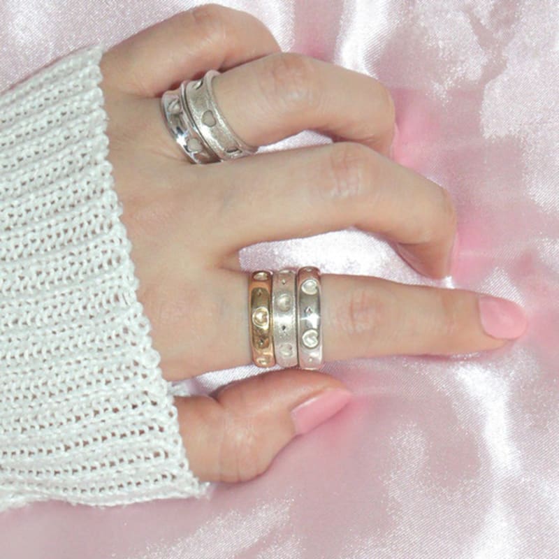 LOASI heart dia ring