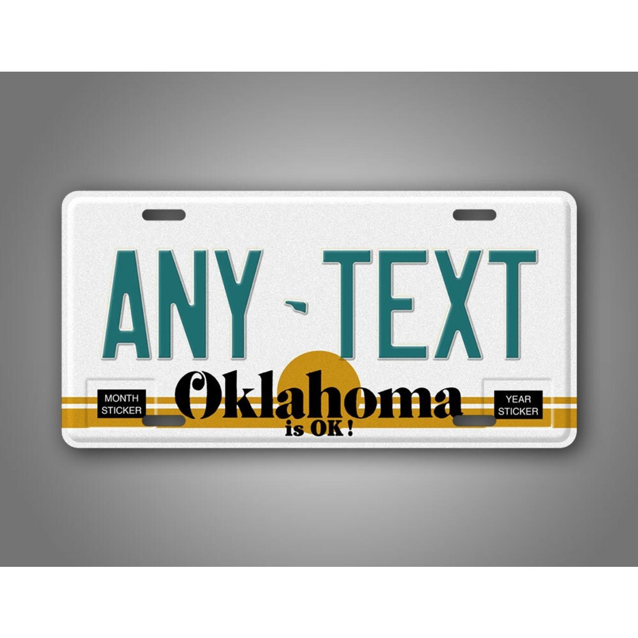 Personalized Oklahoma Native American Retro Metal Sign Wall Home Decor белый