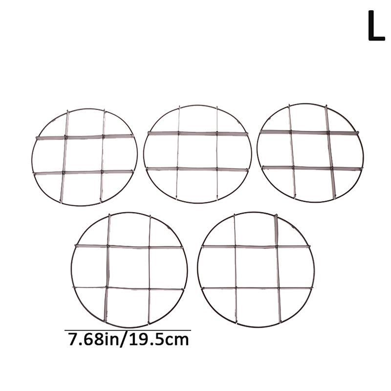 5Pcs Flower Pot Tray Anti Rot Root Plastic Saucer Bracket Drip Plant Flowerpot Tray Garden Flower Pot Hole Mesh Pad Supplies