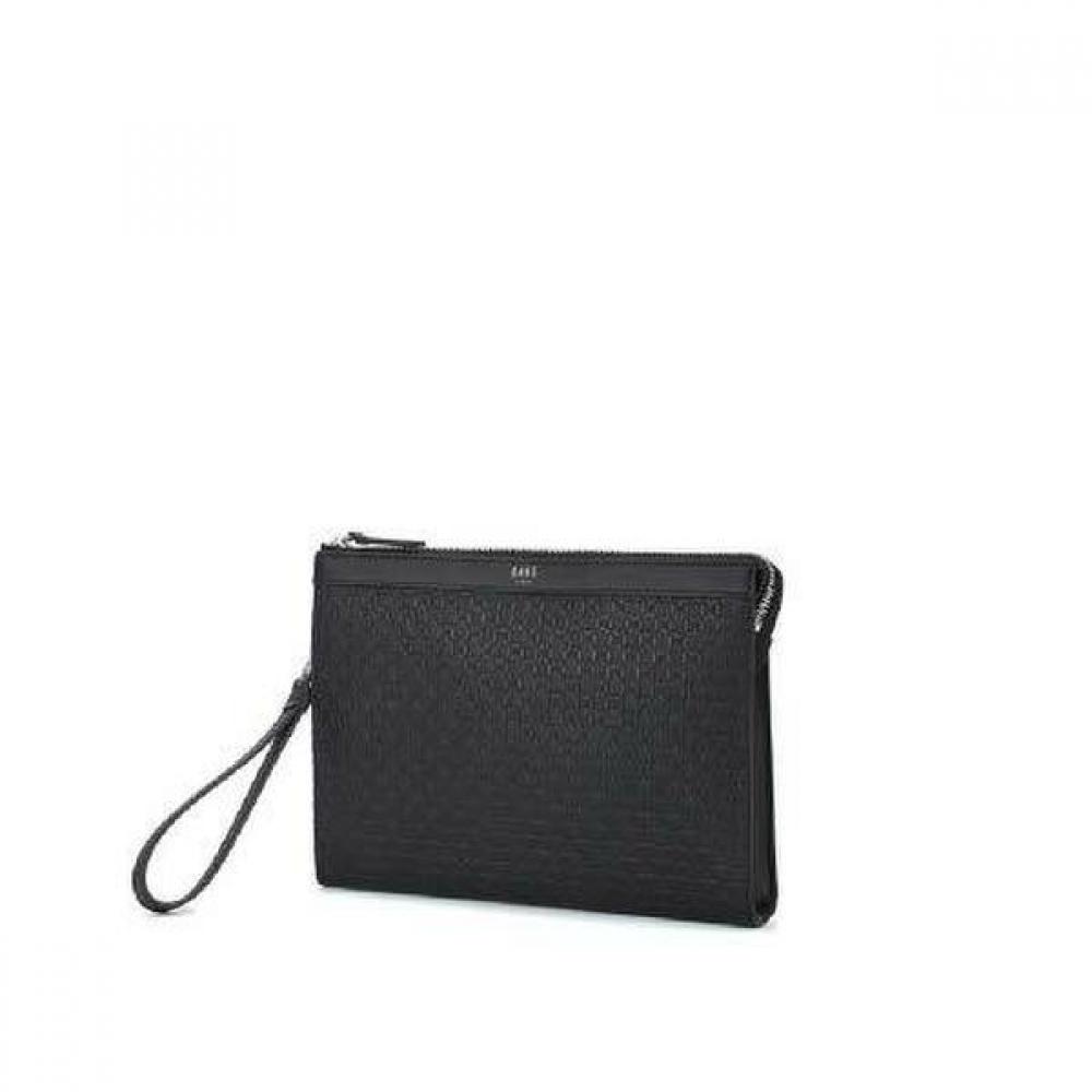 

Daks Black Cowhide Clutch Bag With Embossed Pattern Dbba1e481bk Single option