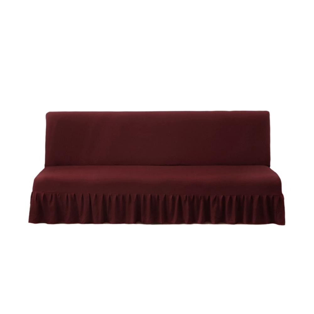 Elastic Folding Sofa Bed Cover with Skirt Sofa Slipcover Universal Couch Cover Living Room