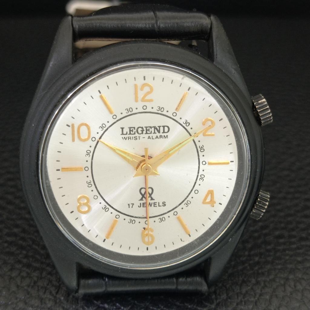 REFURBISHED VINTAGE LEGEND HAND-WINDING SWISS MENS ALARM WATCH a707531-1