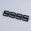 2/4 Pièces Boucle Réglable à Double Ouverture en Acier Inoxydable pour Connexion de Sangle de Sac à Dos Sangle de Sac de Ceinture Mousqueton Clip Boucle Raccord