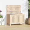VidaXL Garden Storage Box, Tool Chest with Lid, Outdoor Patio Terrace Organizer, Brown Wood 836144