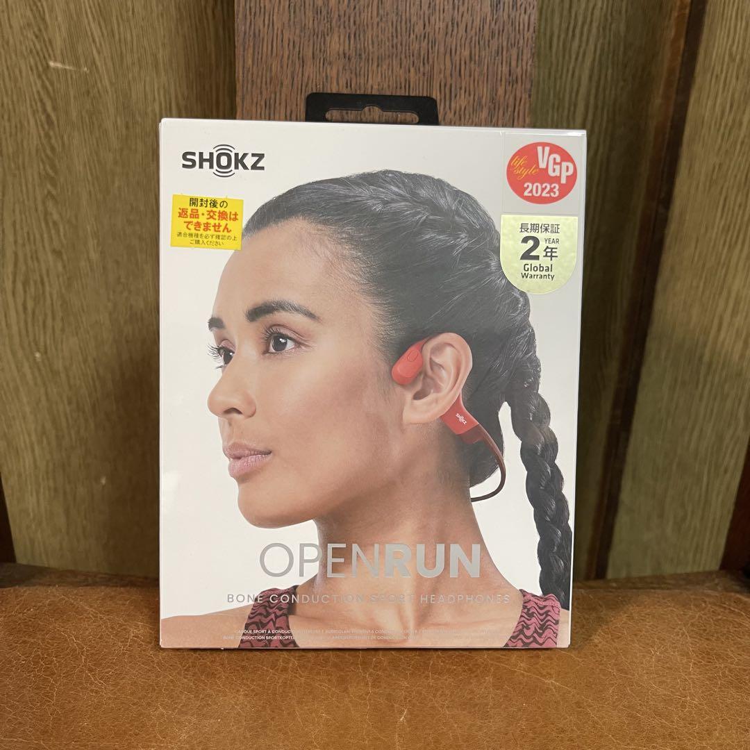 

[USED] Shrink-wrapped Shokz OpenRun Red Bone Conduction Earphones
