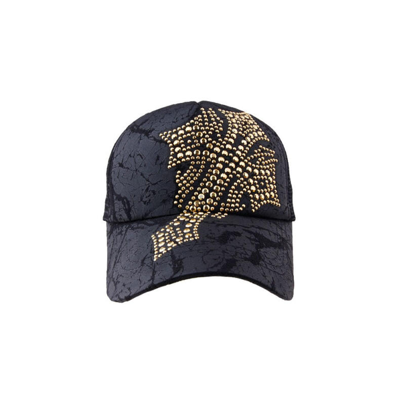 Mesh Cross Hot Piece Baseball Cap Women s Men s Ball Cap black