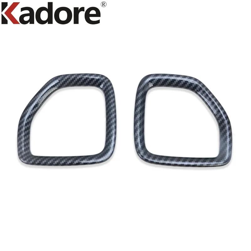 Car Front Side Air Condition Vent Outlet Cover Trim For Hyundai Venue 2024 Carbon Interior Accessories