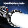 150000LM Powerful LED Flashlight Handheld Searchlight Rechargeable With Stand Super Bright Work Torch Portable Outdoor Lantern