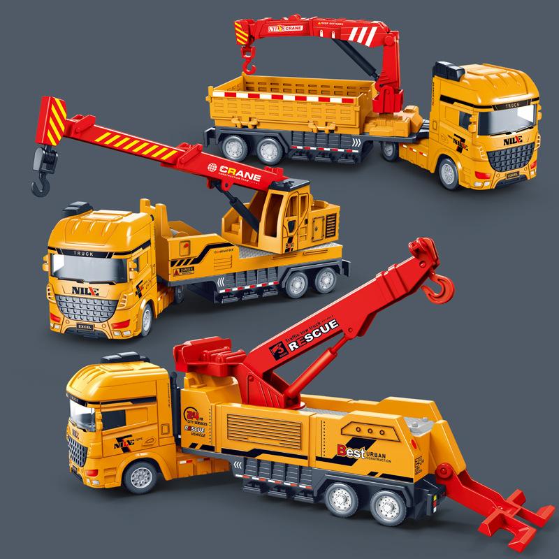 Plastic Rescue Engineering Vehicle Toy With Inertia Drive For Kids Development